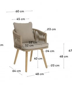 Norrwood Armlehnenstuhl Secu (2er-Set) - Webstoff / Akazie massiv - Taupe / Akazie 21 Norrwood Armlehnenstuhl Secu (2er-Set) - Webstoff / Akazie massiv - Taupe / Akazie -Deutschland Stühle Verkaufs-Shop 1000344474 220412 500 SKETCH DETAILS P000000001000344474 sketch