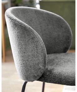 Red Living Esszimmerstuhl Sibari (2er-Set) - Chentille / Stahl - Grau / Schwarz -Deutschland Stühle Verkaufs-Shop 1000344475 220412 021 MOOD DETAILS P000000001000344475 mood