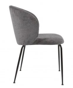 Red Living Esszimmerstuhl Sibari (2er-Set) - Chentille / Stahl - Grau / Schwarz -Deutschland Stühle Verkaufs-Shop 1000344475 220412 031 DETAILS P000000001000344475