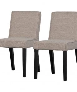 Loftscape Polsterstuhl Skamby (2er-Set) - Cappuccino