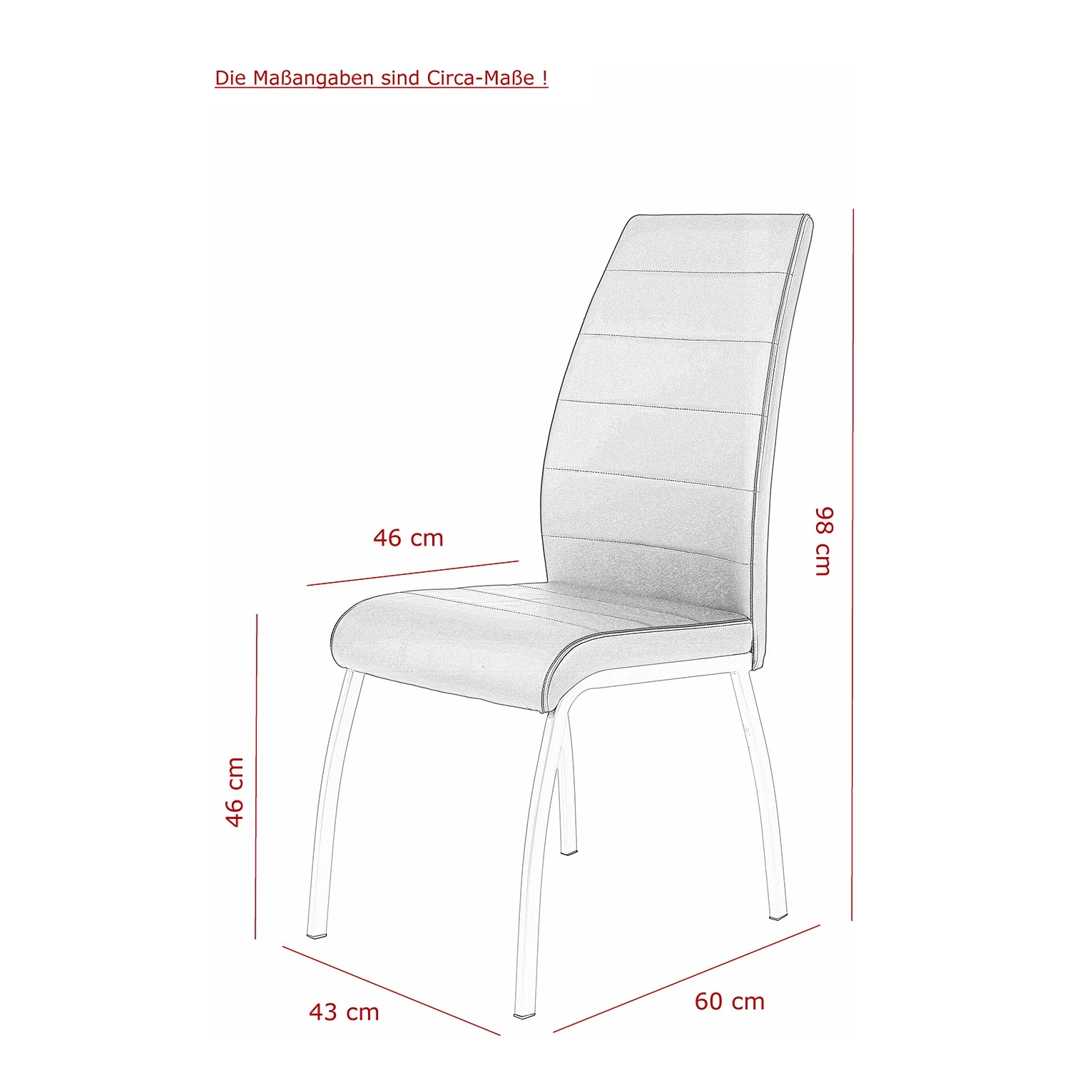 Loftscape Esszimmerstuhl Kinan - 4er Set 10 Loftscape Esszimmerstuhl Kinan - 4er Set – Bild 10