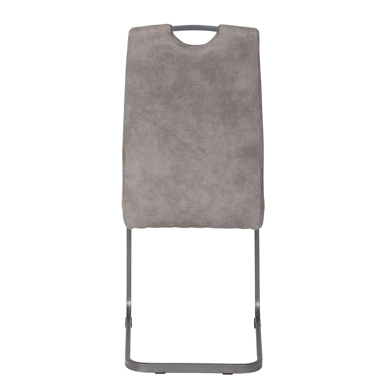 Loftscape Freischwinger Cotulla - Microfaser / Metall - Schwarz - Vintage Grau - 4er Set 7 Loftscape Freischwinger Cotulla - Microfaser / Metall - Schwarz - Vintage Grau - 4er Set – Bild 7