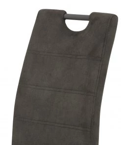 Loftscape Freischwinger Frenois - Microfaser / Stahl - Anthrazit - 4er Set -Deutschland Stühle Verkaufs-Shop 1000352416 220610 080 DETAILS P000000001000352416