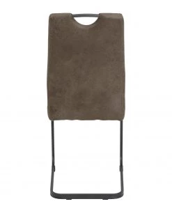 Loftscape Freischwinger Lajo - Microfaser / Stahl - Schlamm - 4er Set -Deutschland Stühle Verkaufs-Shop 1000352429 220610 070 DETAILS P000000001000352429