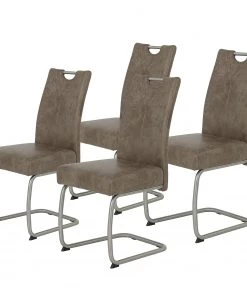 Red Living Freischwinger Manniku - Schlamm - 4er Set