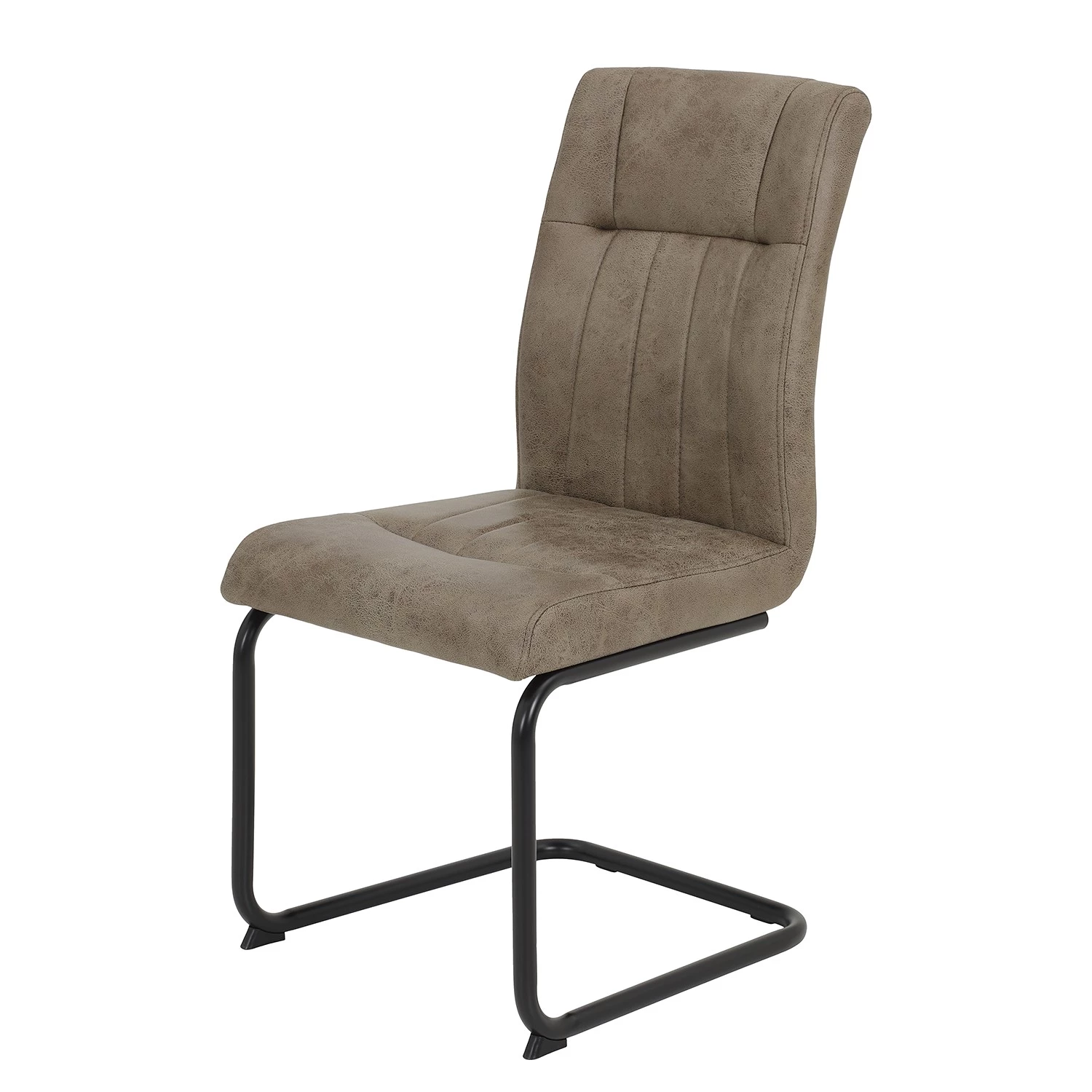 Loftscape Freischwinger Caliento - Braun - 4er Set 2 Loftscape Freischwinger Caliento - Braun - 4er Set – Bild 2