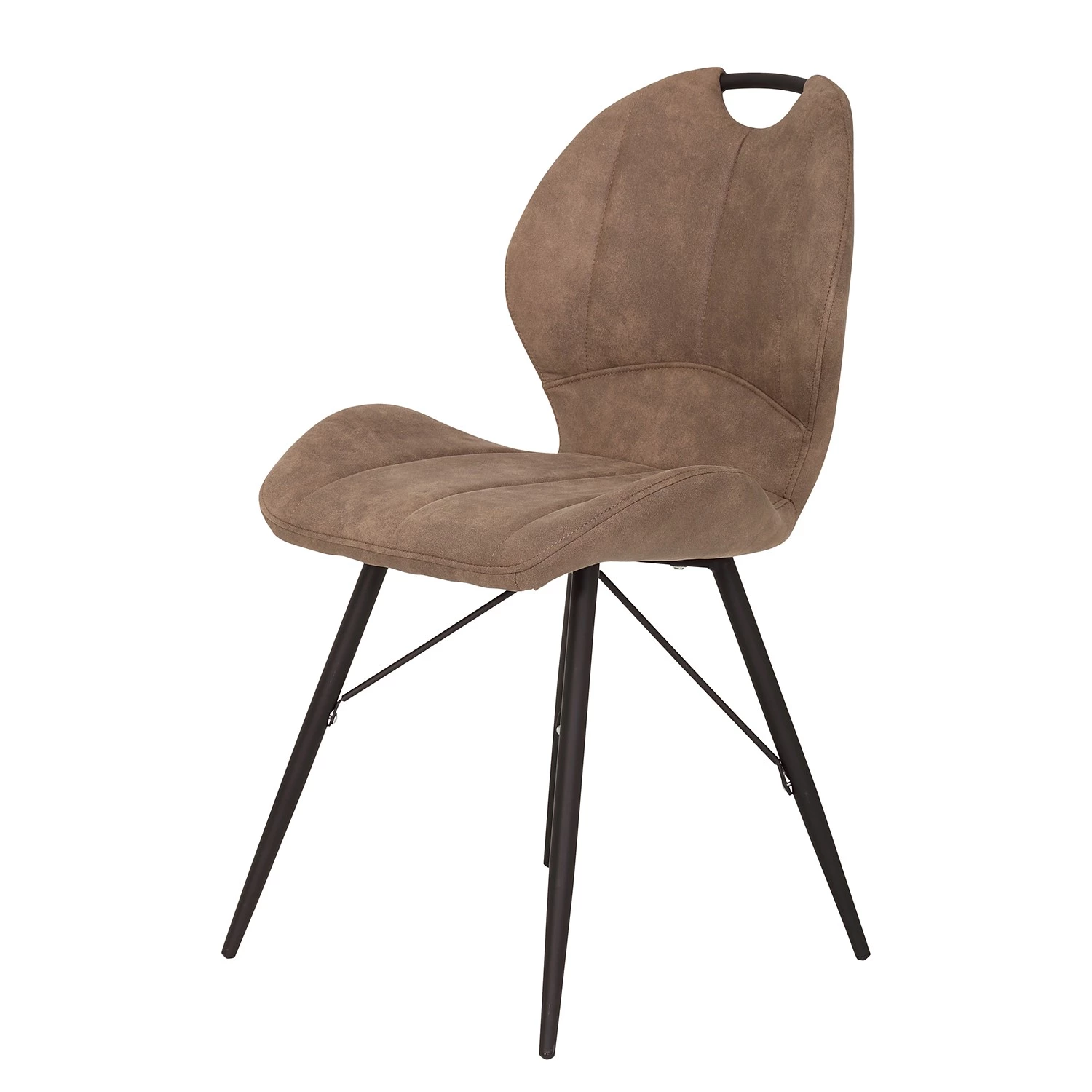 Loftscape Polsterstuhl Glin - Schlamm - 4er Set 3 Loftscape Polsterstuhl Glin - Schlamm - 4er Set – Bild 3