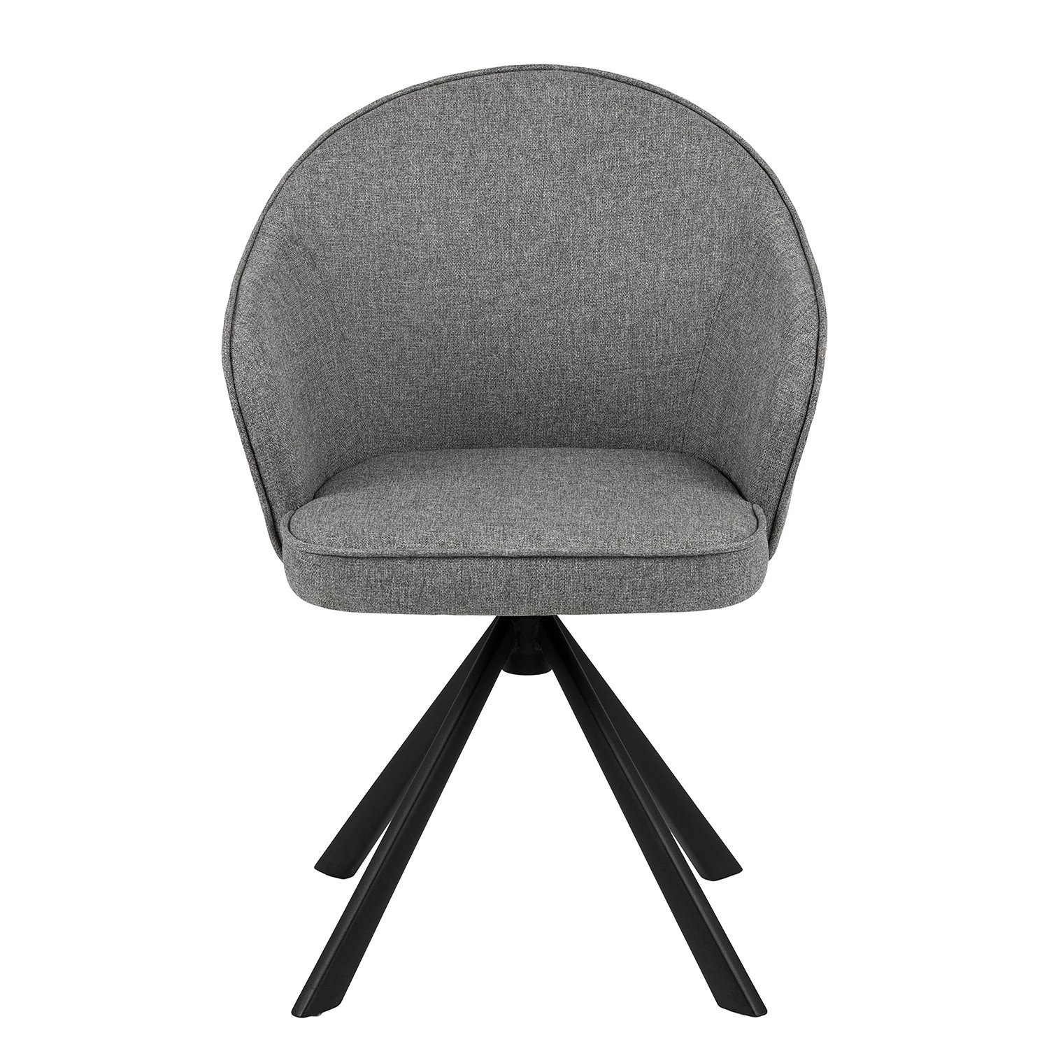 Loftscape Armlehnenstuhl Chamby II - Webstoff / Eisen - Hellgrau / Schwarz 4 Loftscape Armlehnenstuhl Chamby II - Webstoff / Eisen - Hellgrau / Schwarz – Bild 4