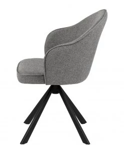 Loftscape Armlehnenstuhl Chamby II - Webstoff / Eisen - Hellgrau / Schwarz 15 Loftscape Armlehnenstuhl Chamby II - Webstoff / Eisen - Hellgrau / Schwarz -Deutschland Stühle Verkaufs-Shop 1000357415 220621 040 DETAILS P000000001000357415