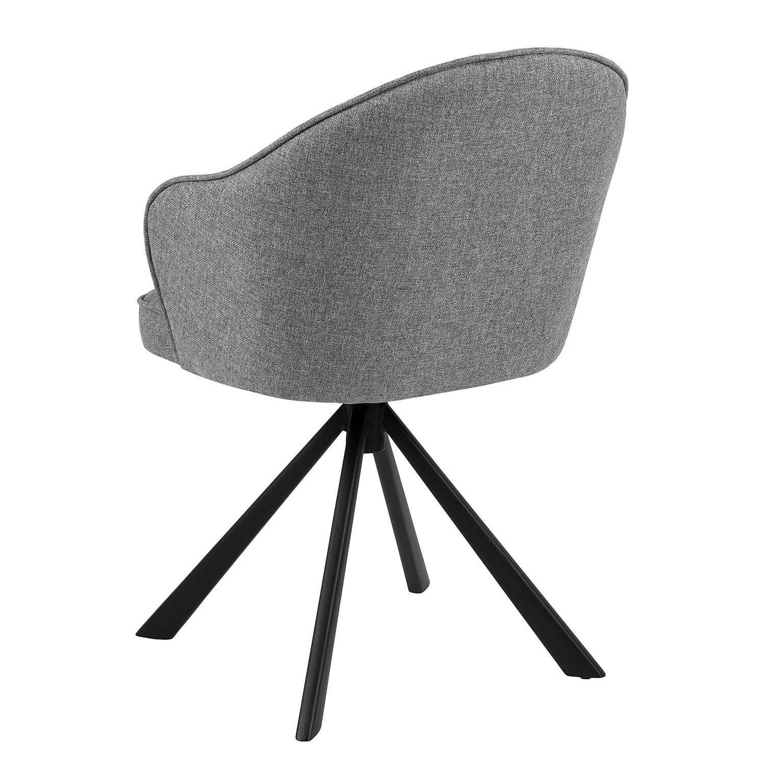 Loftscape Armlehnenstuhl Chamby II - Webstoff / Eisen - Hellgrau / Schwarz 6 Loftscape Armlehnenstuhl Chamby II - Webstoff / Eisen - Hellgrau / Schwarz – Bild 6