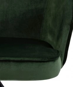 Loftscape Armlehnenstuhl Chamby I - Samt / Eisen - Dunkelgrün / Schwarz -Deutschland Stühle Verkaufs-Shop 1000357419 220621 070 DETAILS P000000001000357419