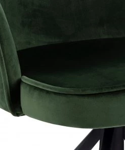 Loftscape Armlehnenstuhl Chamby I - Samt / Eisen - Dunkelgrün / Schwarz -Deutschland Stühle Verkaufs-Shop 1000357419 220621 090 DETAILS P000000001000357419