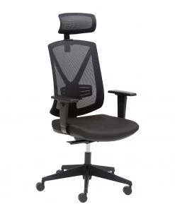 Mayer Sitzmöbel Bürodrehstuhl 2336 - Netzstoff / Webstoff / Kunststoff - Schwarz