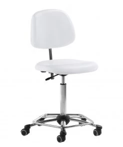 Mayer Sitzmöbel Bürodrehstuhl 2203 - Weiß - Chrom glänzend