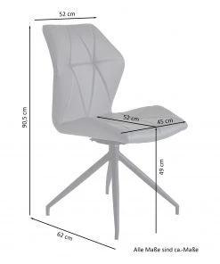 Loftscape Polsterstuhl Frontera (2er-Set) - Grau -Deutschland Stühle Verkaufs-Shop 1000363994 220728 500 SKETCH DETAILS P000000001000363994 sketch
