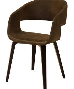 Ebuy24 Nohr Esszimmerstuhl braun. - Eiche Schwarzbraun Dekor - Holzwerkstoff