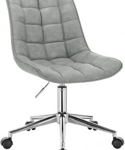 Woltu Arbeitshocker Hobart - Schwarz - Grau