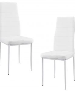 En.casa Esszimmerstuhl Lidköping 2er Set - Weiß