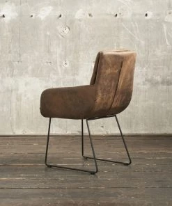 KAWOLA Stuhl VINCE Microfaser Kufenfuß - Braun - Microfaser -Deutschland Stühle Verkaufs-Shop 140c4d6d09514491a2fd86149d1a3f40