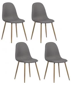 Urban Meuble Essstühle CHARLTON GREY(4er-Set)