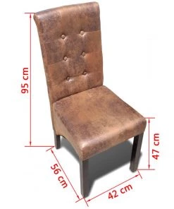 VidaXL Esszimmerstuhl - vidaXL Esszimmerstühle 6 Stk. Braun Kunstleder -Deutschland Stühle Verkaufs-Shop 178f306a1734479980dd18cb101cac45