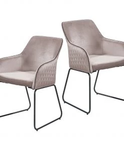 Set one by Musterring Armlehnenstuhl Hampton (2er Set) - Altrosa