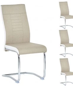 CARO-Möbel Esszimmerstuhl ALBA (4er-Set)