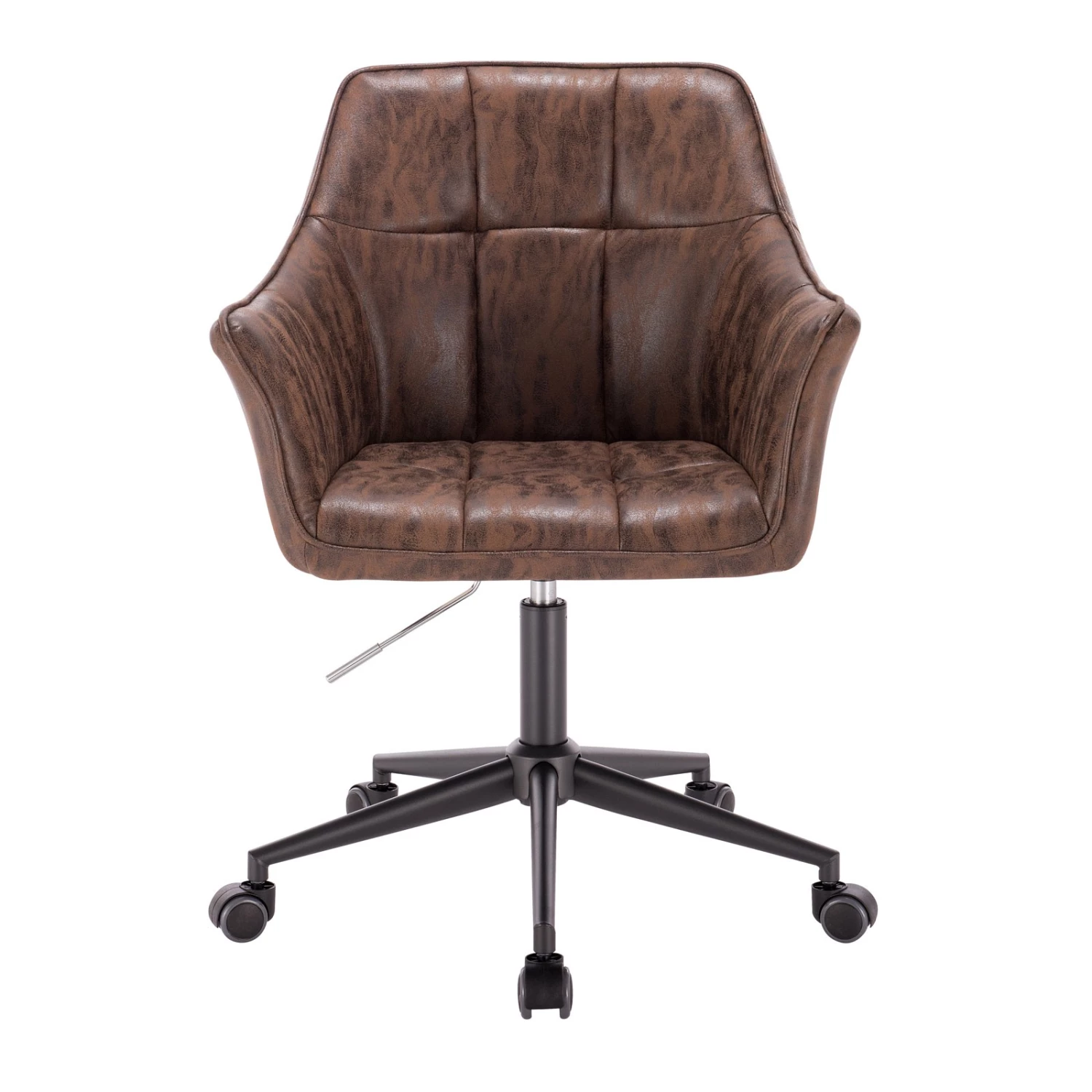 SVITA Drehstuhl Kunstleder Braun 2 SVITA Drehstuhl Kunstleder Braun – Bild 2