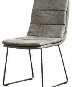 KAWOLA Esszimmerstuhl VINCE Microfaser - Grau