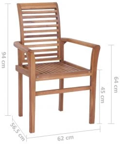 VidaXL Gartenstuhl - vidaXL Esstischstühle 2 Stk. Stapelbar Teak Massivholz 19 VidaXL Gartenstuhl - vidaXL Esstischstühle 2 Stk. Stapelbar Teak Massivholz -Deutschland Stühle Verkaufs-Shop 1bdd23c5698a44b08e5cf993171ef032
