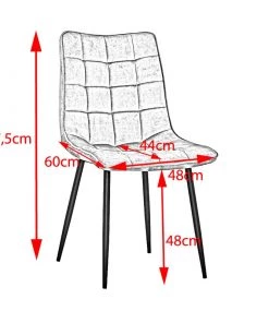 KAWOLA Stuhl CLARA Esszimmerstuhl Velvet - Grau -Deutschland Stühle Verkaufs-Shop 1c1a234b9a0b4622bd2742b596a8ed7e