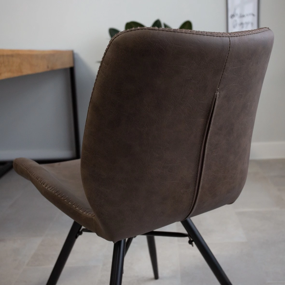 Dimehouse Beau Esszimmerstuhl Industrial - Taupe 6 Dimehouse Beau Esszimmerstuhl Industrial - Taupe – Bild 6