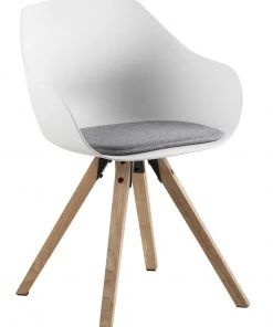 Ebuy24 Time Esszimmerstuhl weiss