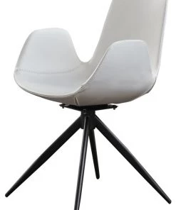KAWOLA Stuhl QUEN Esszimmer Kunstleder - Weiß