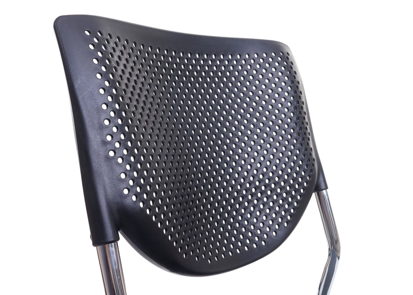 HWC Besucherstuhl T401 Stapelbar (4er Set) - Grau - Silber 4 HWC Besucherstuhl T401 Stapelbar (4er Set) - Grau - Silber – Bild 4