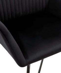 VidaXL Esszimmerstuhl - vidaXL Esszimmerstühle 6 Stk. Schwarz Samt -Deutschland Stühle Verkaufs-Shop 1f5d091920f74161868175493e7088a6 2