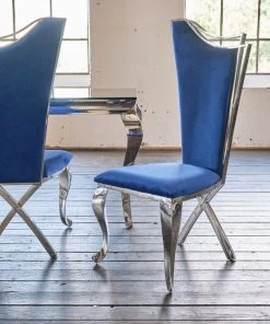 KAWOLA Esszimmerstuhl AMALIA Velvet - Blau -Deutschland Stühle Verkaufs-Shop 1f5e1674e98346a48b2090b6800dc49c