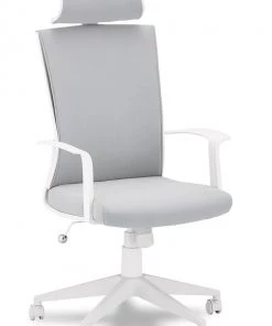 Ebuy24 Bock Bürostuhl weiss. - Glas Weiß