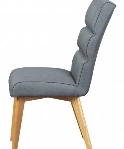 Dmora 2er-Set moderne Stühle aus Stoff in