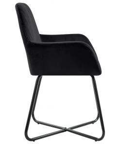 VidaXL Esszimmerstuhl - vidaXL Esszimmerstühle 4 Stk. Schwarz Samt -Deutschland Stühle Verkaufs-Shop 2156904316364c8b8da4e51837ea2108