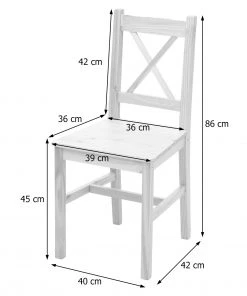 Esszimmerstuhl HWC-F77 (4er Set) - Kiefer Dekor -Deutschland Stühle Verkaufs-Shop 2181e9429e5f45e1b67127350d548c91
