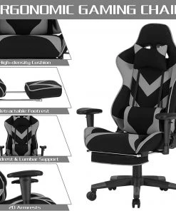 Woltu Gaming Stuhl Ludwig - Grau 13 Woltu Gaming Stuhl Ludwig - Grau -Deutschland Stühle Verkaufs-Shop 21db5e9bfa674428acffb1da6ad98798