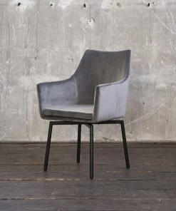 KAWOLA Stuhl CALI Velvet - Grau - Schwarz -Deutschland Stühle Verkaufs-Shop 236eeed2bd1e4c60b30cddd54f45daa9