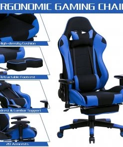 Woltu Gaming Stuhl Roy - Blau -Deutschland Stühle Verkaufs-Shop 236f994804ac4520bd89214e4c1107d0