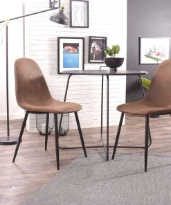 Urban Meuble Essensstuhl CHARLTON SUEDE BROWN -Deutschland Stühle Verkaufs-Shop 2513331fb69c41eabfadb8952bc21bfd