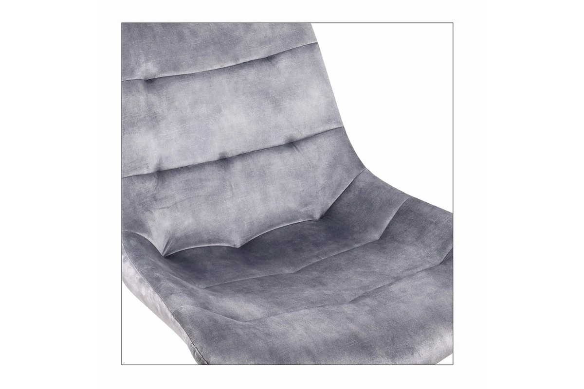 KAWOLA Stuhl ENYA Esszimmerstuhl Velvet - Grau 5 KAWOLA Stuhl ENYA Esszimmerstuhl Velvet - Grau – Bild 5