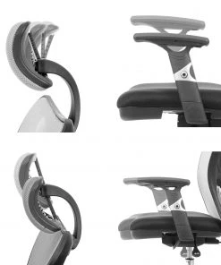 Bürostuhl HWC-F13 - Schwarz - Grau -Deutschland Stühle Verkaufs-Shop 266e9491e4eb45a6a5150ed785a9ec90