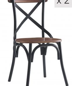 Nordlys Esszimmerstühle (2er Set) HOWARD - Braun