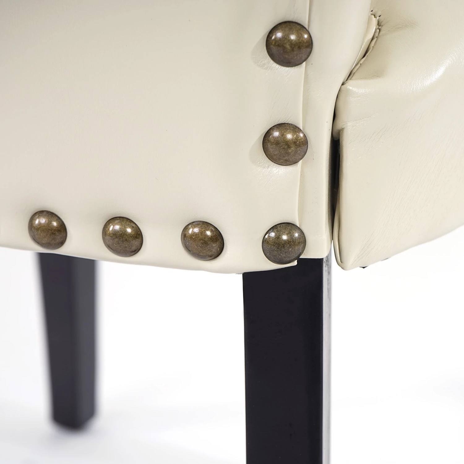 HWC Esszimmerstuhl Chesterfield (6er Set) - Beige 5 HWC Esszimmerstuhl Chesterfield (6er Set) - Beige – Bild 5