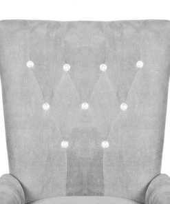 VidaXL Sessel Samt - vidaXL Sessel Silber Samt -Deutschland Stühle Verkaufs-Shop 2a6fdf403eca4be68d1bdb0939a017fc